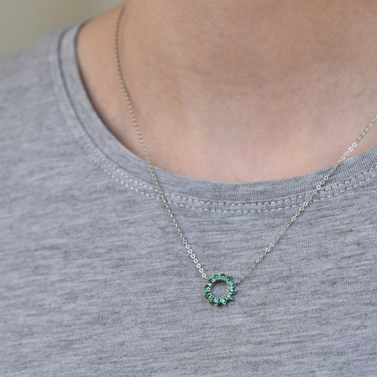 Smaragdový prívesok 26608