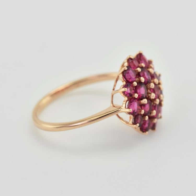 turmalínový prsteň zo žltého zlata 25264