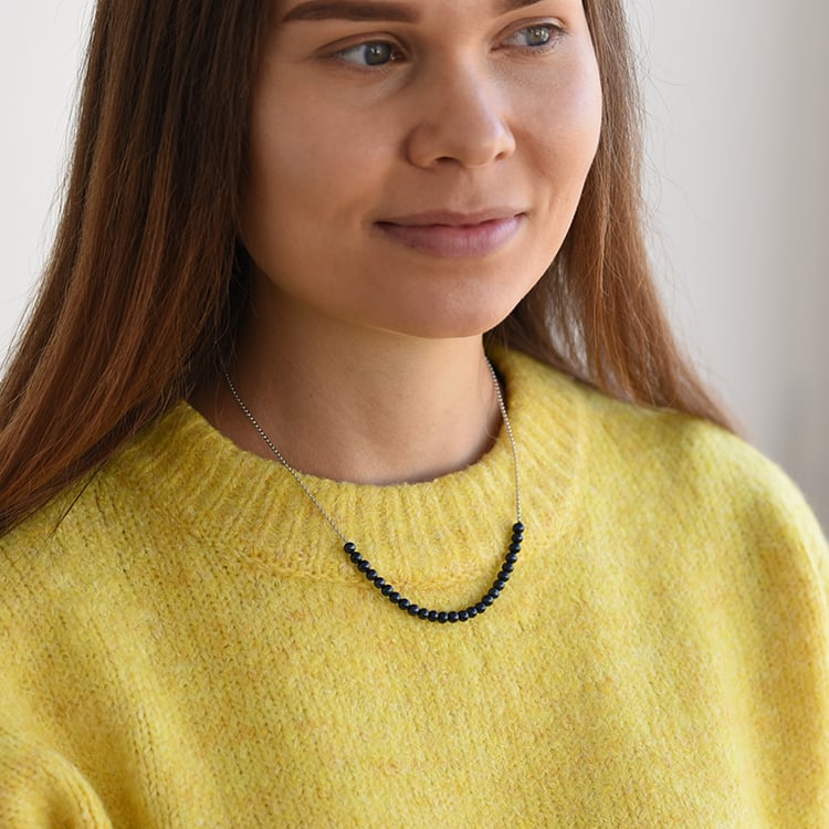 Strieborný náhrdelník 58303