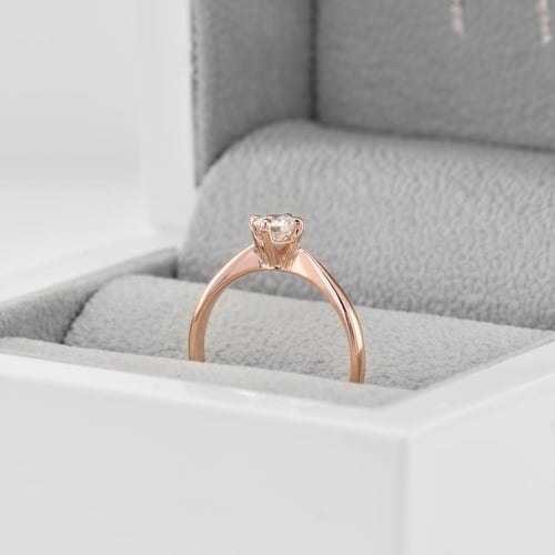 Zásnubný prsteň s lab-grown diamantom Carrey