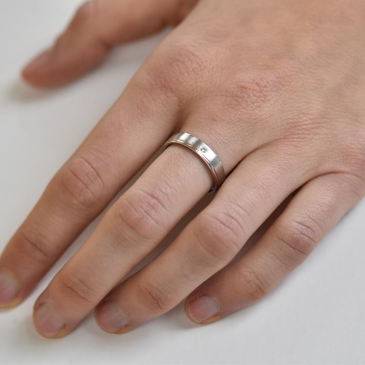 Platinový prsteň 27983