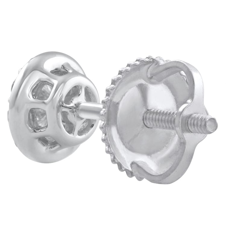 Zlaté diamantové náušnice 19353