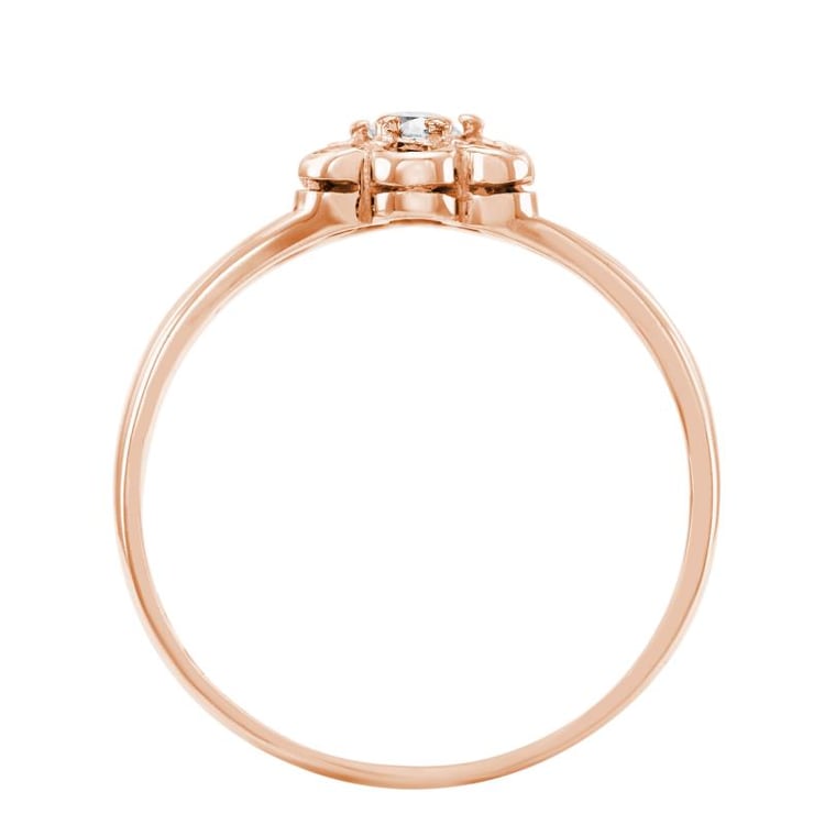 Zlatý zásnubný prsteň 24763