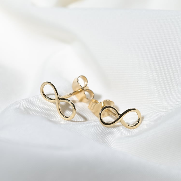 Náušnice s motívom nekonečna Infinity 131157