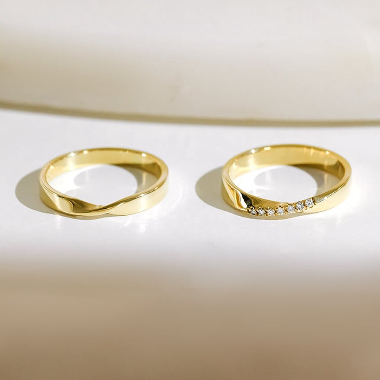 Prepletený prsteň s lab-grown diamantmi Rexanne 154437