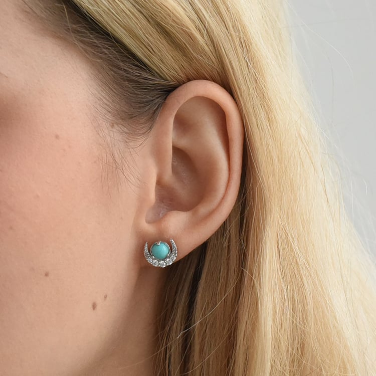 Strieborné náušnice 72820