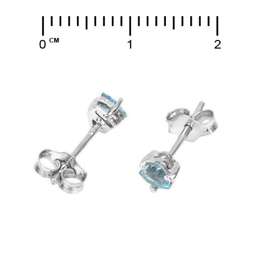 Strieborné náušnice s topásmi 53610