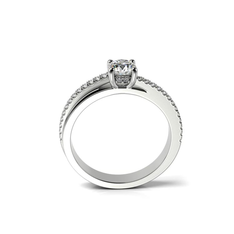 Diamantový zlatý prsteň 19878