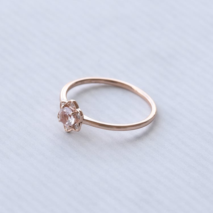 Zásnubný prsteň s morganitom 74315