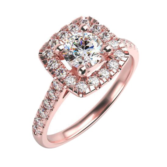 Zásnubný prsteň zo žltého zlata