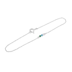 Minimalistický náramok s drahokamami podľa vášho výberu Ruby