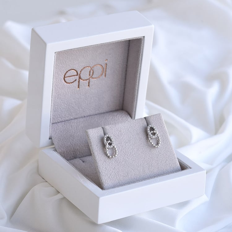 Preplétané náušnice 85037