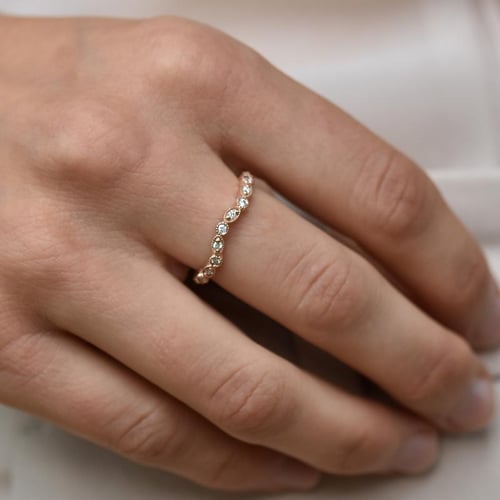 Zlatý eternity prsteň s diamantmi Lasela