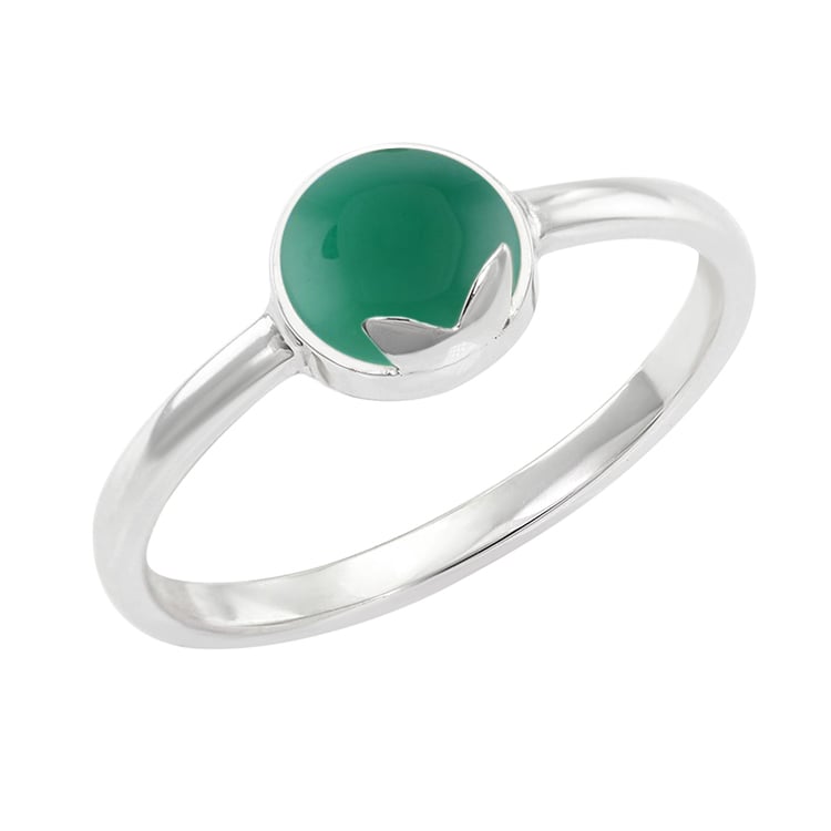 Náušnice s cabochon zo zlata 44836