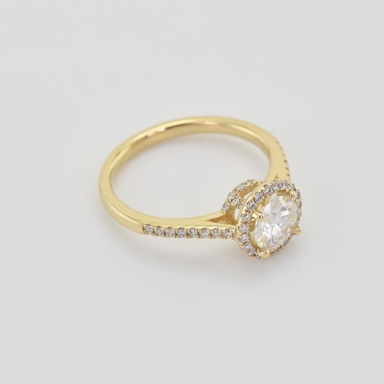 Zlatý zásnubný prsteň 29482