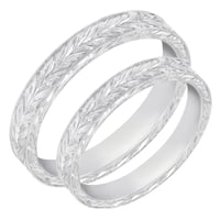 Romantické vintage svadobné obrúčky zo zlata Hvany