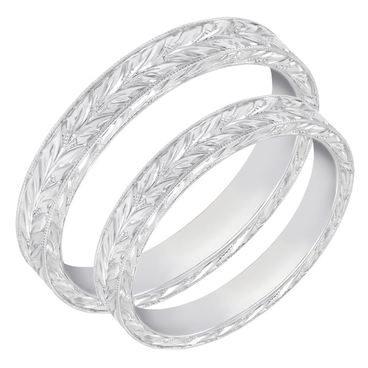 Vintage svadobné obrúčky zo zlata