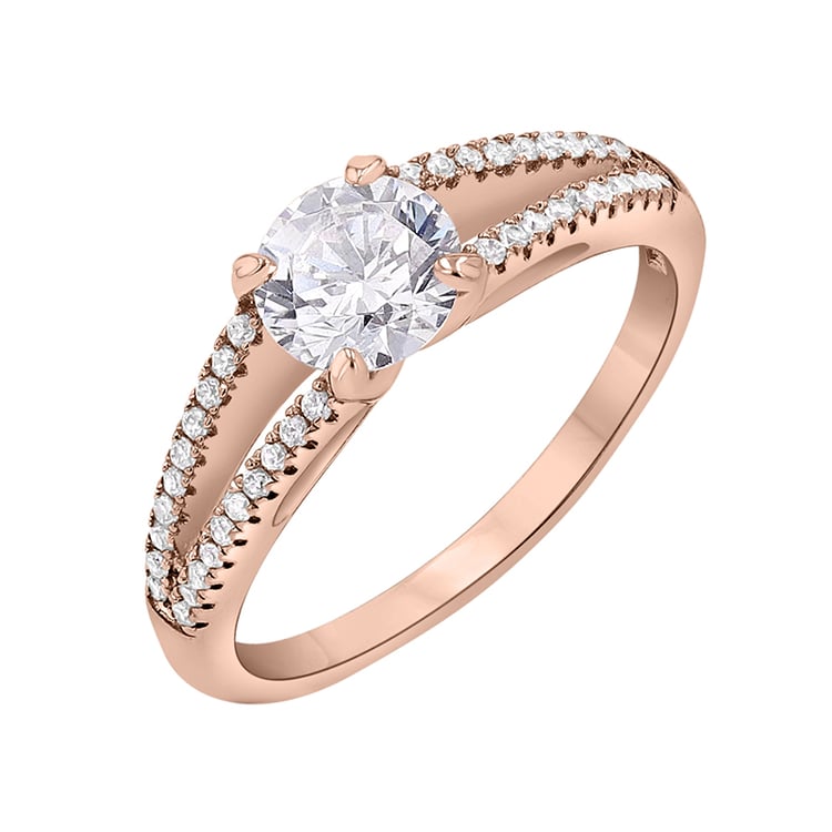 Zásnubný prsteň plný diamantov Davio 141818