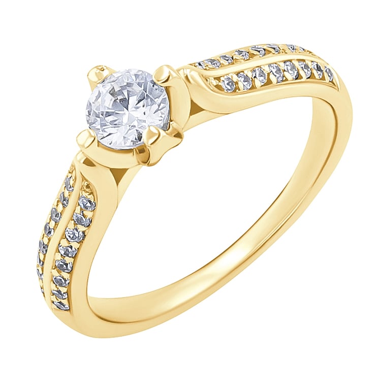 Zásnubný prsteň s diamantmi Nabyne 128835