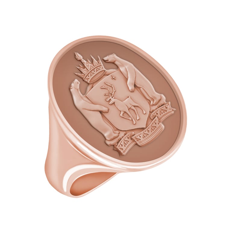 Zlatý pánsky prsteň s ručným gravírom 40741