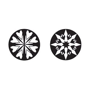 Vzor sŕdc a šípov - Hearts and Arrows