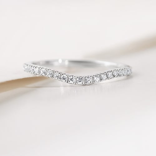 Atypický prsteň s lab-grown diamantmi Nydia