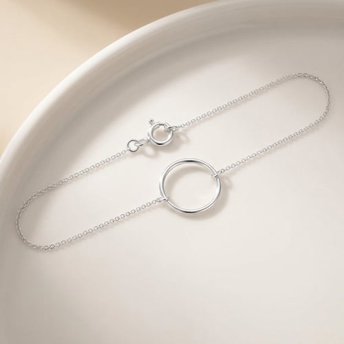 Zlatý minimalistický náramok Karma