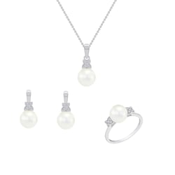 Zlatá perlová kolekcia šperkov Vonnie