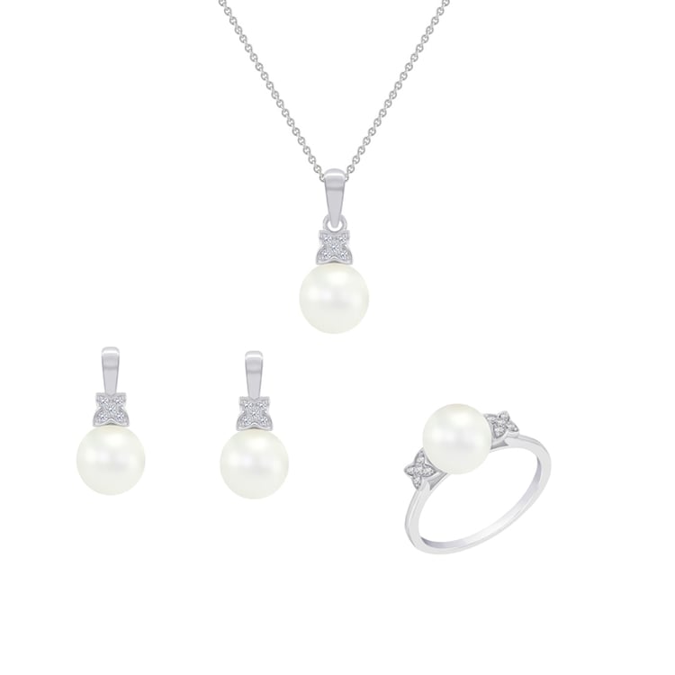 Zlatá perlová kolekcia šperkov Vonnie