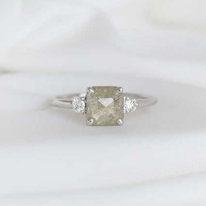 Prsteň so salt and pepper diamantom Anoop