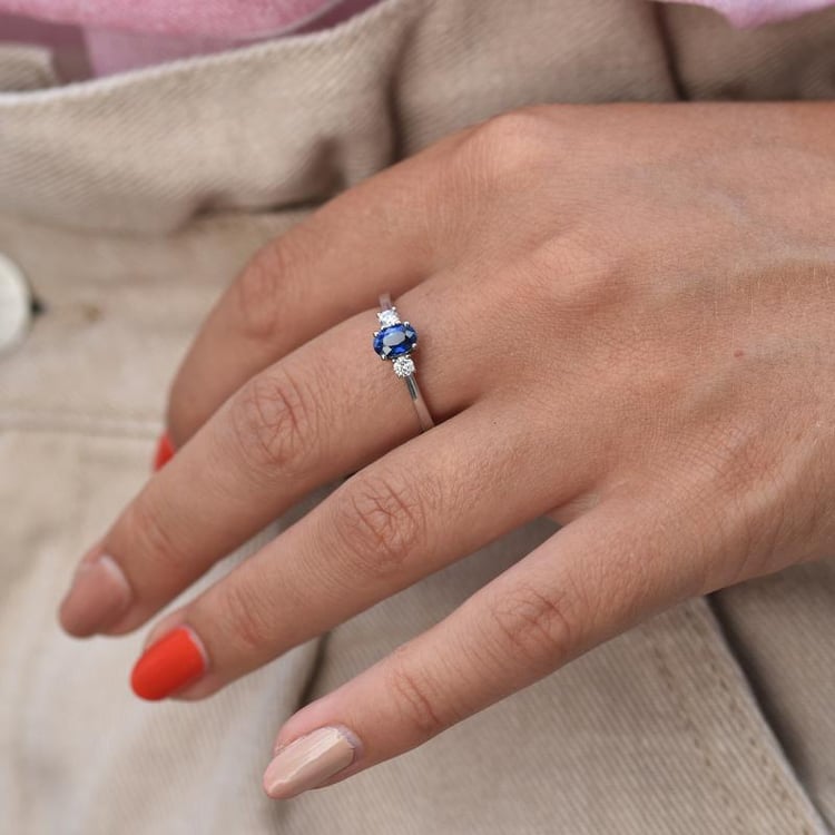 Zafírový prsteň 17719