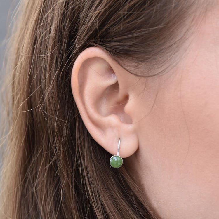 Náušnice s jadeitmi 36009