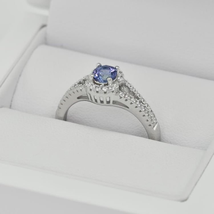 Tanzanitový prsteň 21164