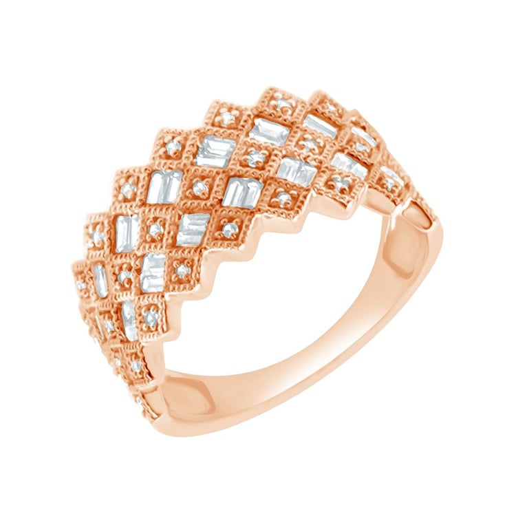 Moderný zlatý prsteň s diamantmi Erlend 162308