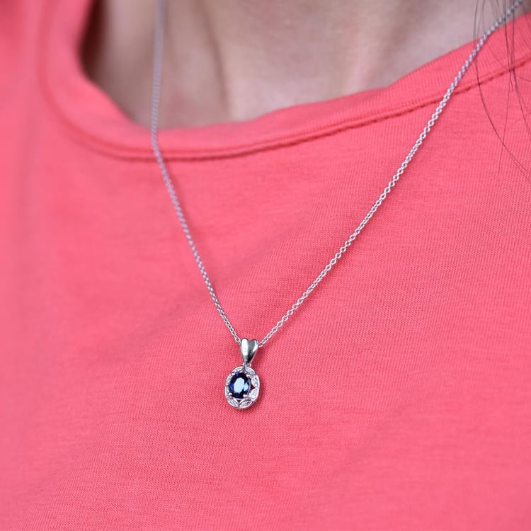 Zafírový náhrdelník 22487