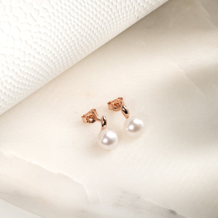 Elegantné perlové náušnice Florel 131881