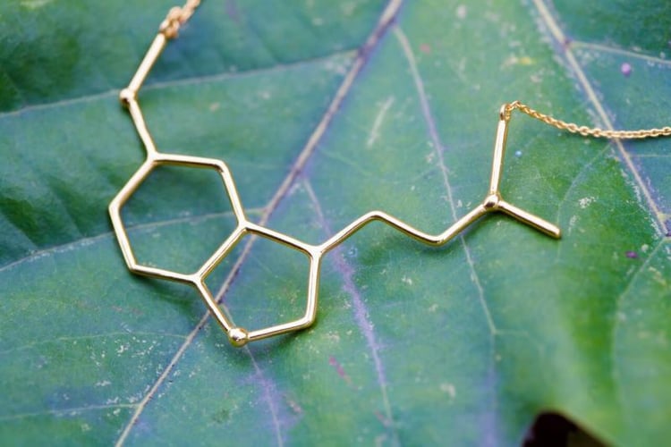 Pozlátený náhrdelník zo striebra 7357