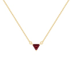 Minimalistický náhrdelník s granátom Joella