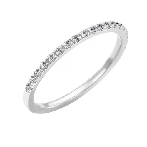 Rozvodový eternity prsten zo zlata s 1.25 mm lab-grown diamantmi Naveen