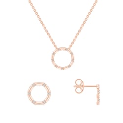 Zlatý karma set s diamantmi Shona