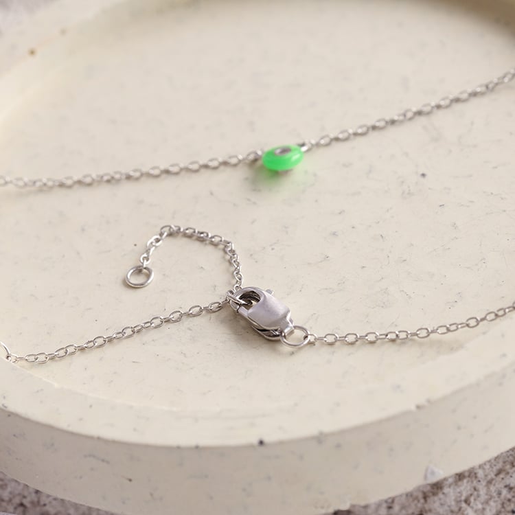 Keramický náhrdelník s lab-grown diamantom Dimia 123042