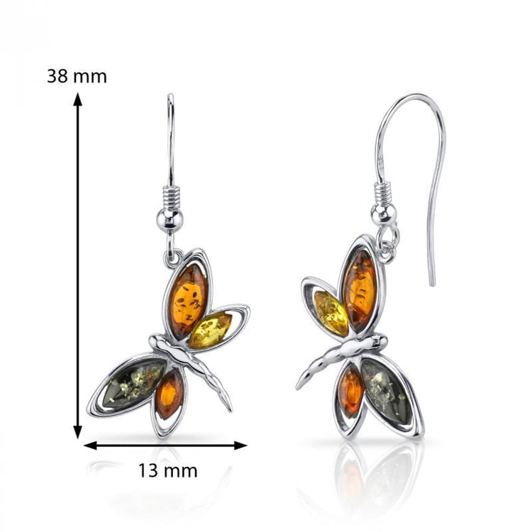 Motýlikové náušnice 5543