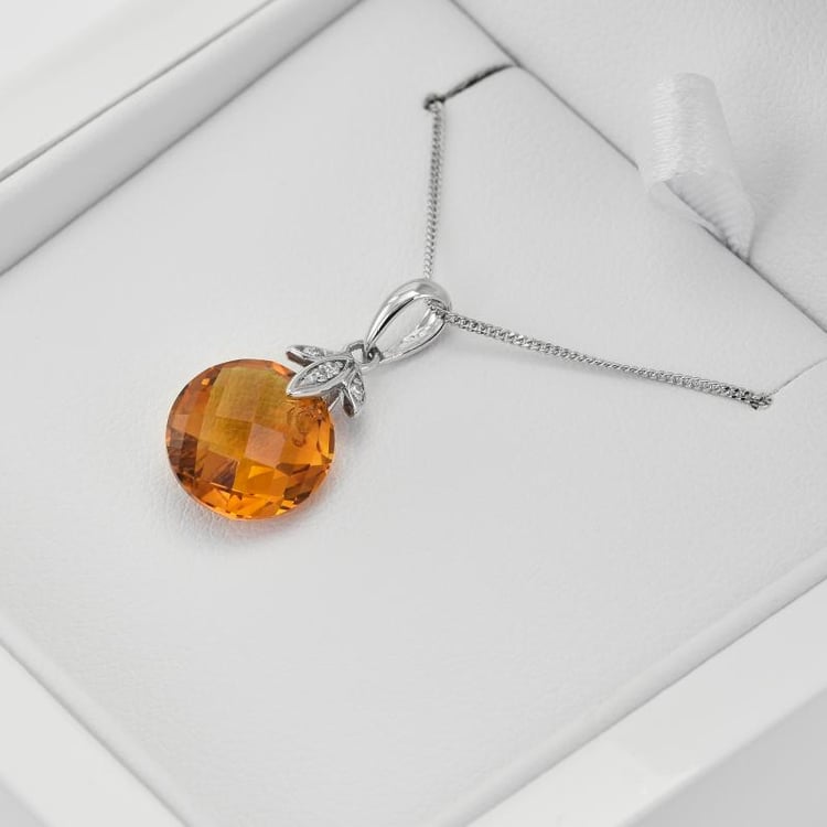 Citrínový náhrdelník 36076