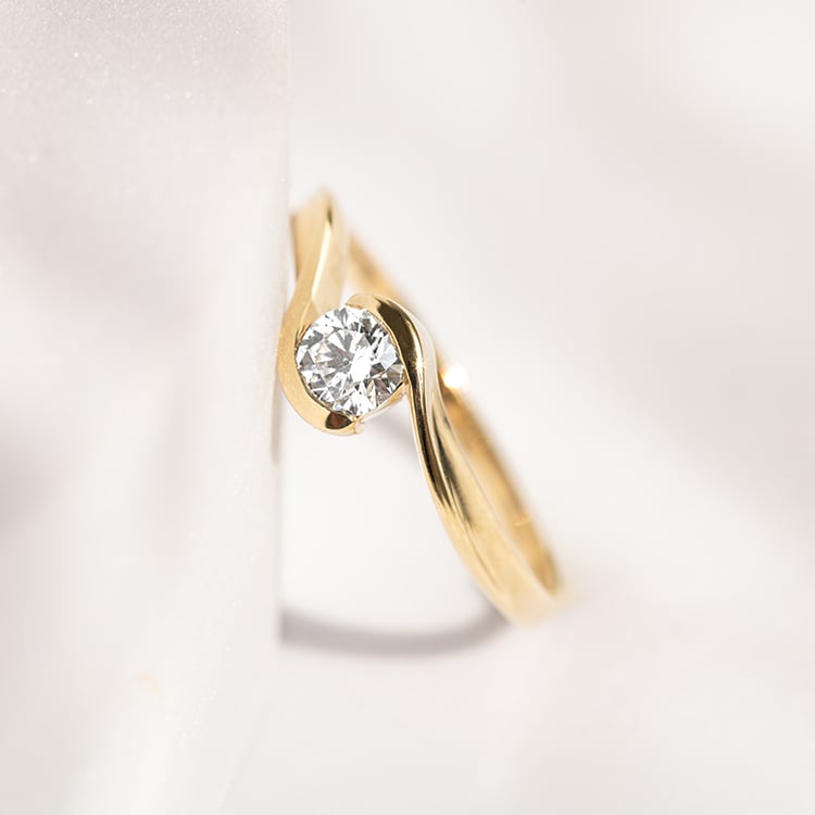 Zásnubný prsteň s lab-grown diamantom Yadu 142957