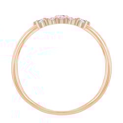 Zlatý zásnubný prsteň s diamantmi Lilith