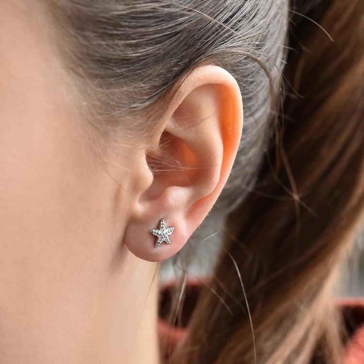 Náušnice zo striebra 42271