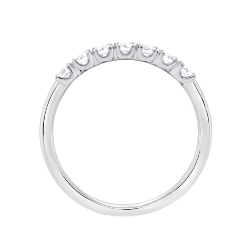 Zlatá romantická eternity obrúčka s lab-grown diamantmi Virve