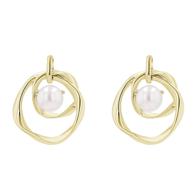 Perlové náušnice zo striebra Thalia