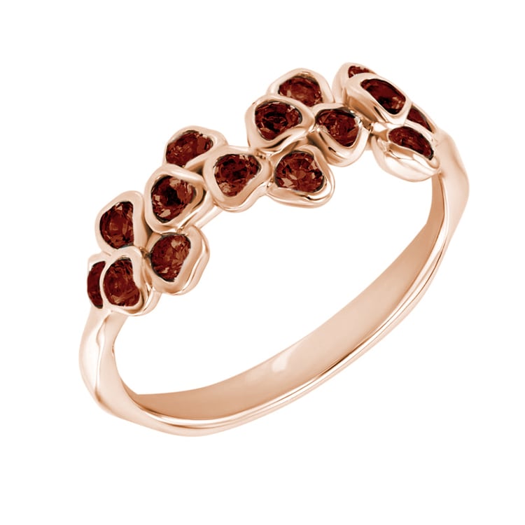 Zlatý prsteň z ružového zlata 44962