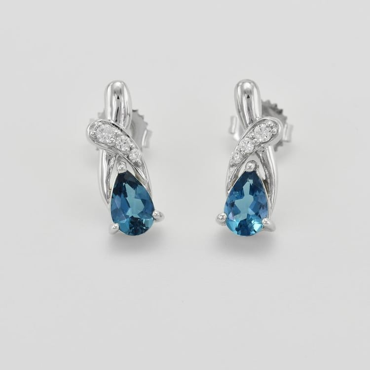 Náušnice s topásmi 42287